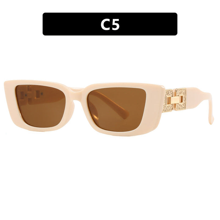 Women's trendy oversized sunglasses with unique leopard print Kalsten