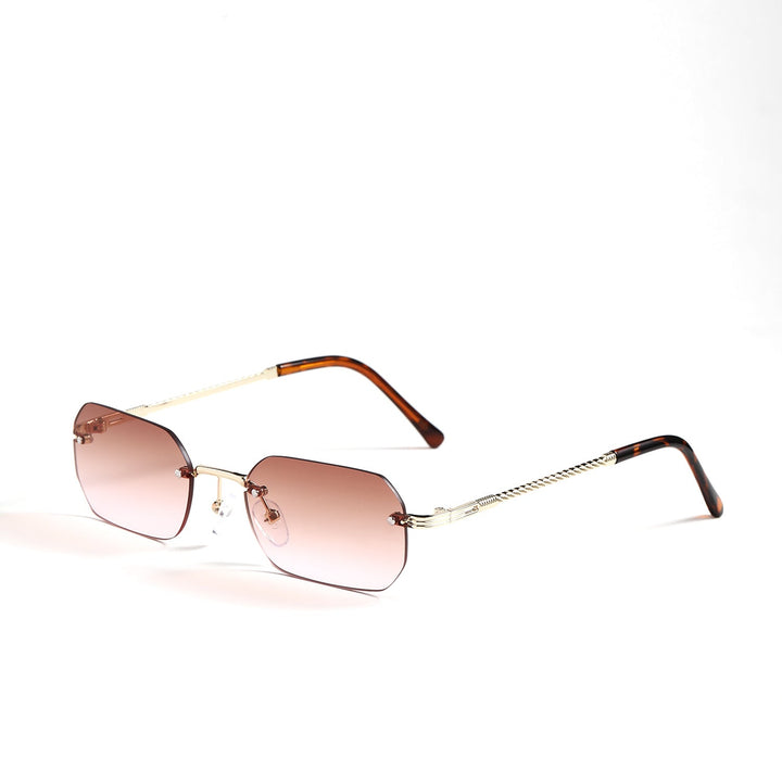 Women’s geometric sunglasses with filigree metal frame Kalsten