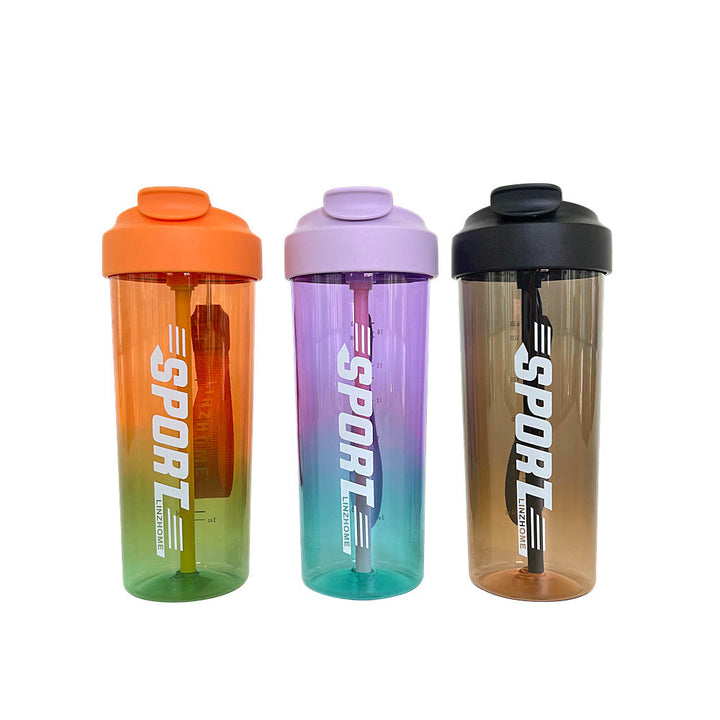 Women's sports water bottle with practical straw and carry function Kalsten