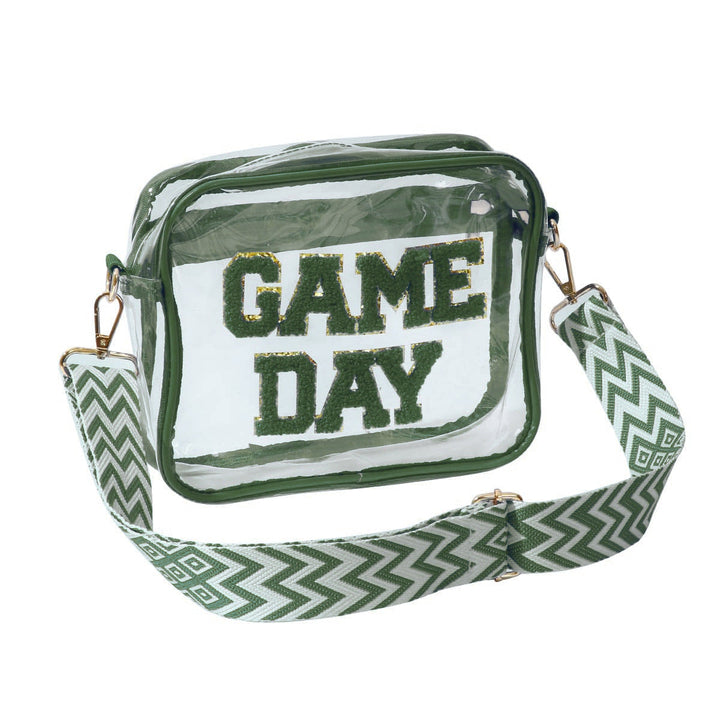 Transparent crossbody bag with stylish Game Day print Kalsten