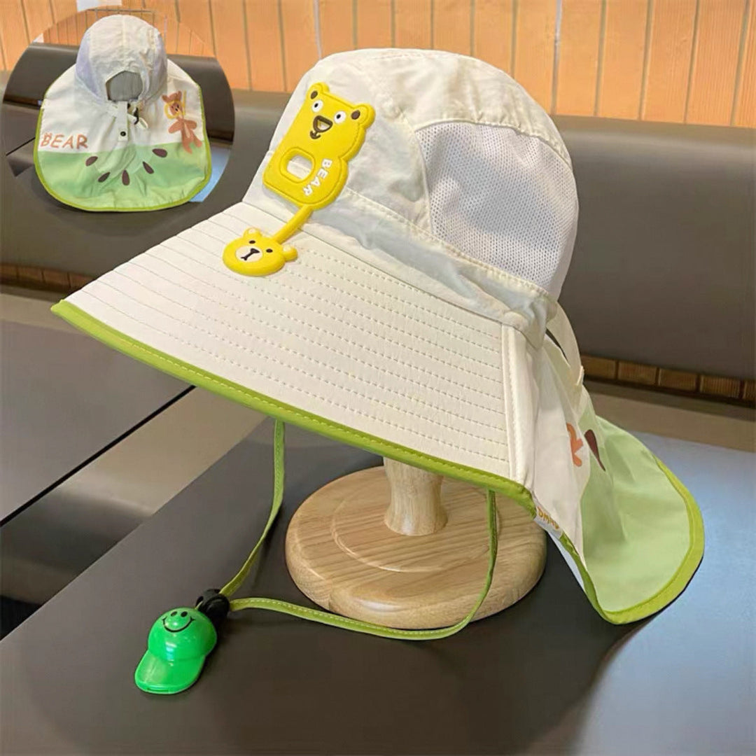 Sun Hat with Neck Protection, Breathable Mesh and Adjustable Chin Strap Kalsten