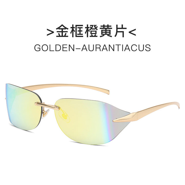 Women futuristic sunglasses with elegant minimalist design Kalsten