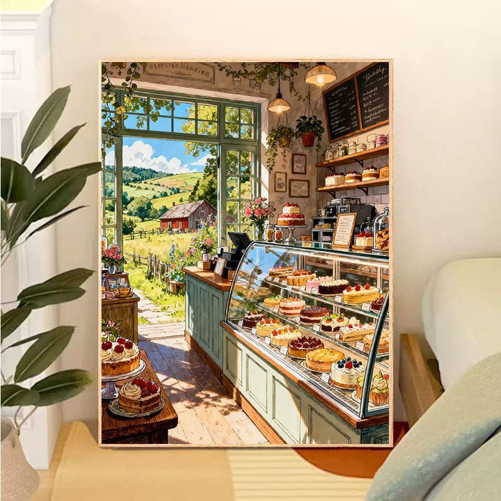 Bakery-Themed Decorative Canvas Art Kalsten