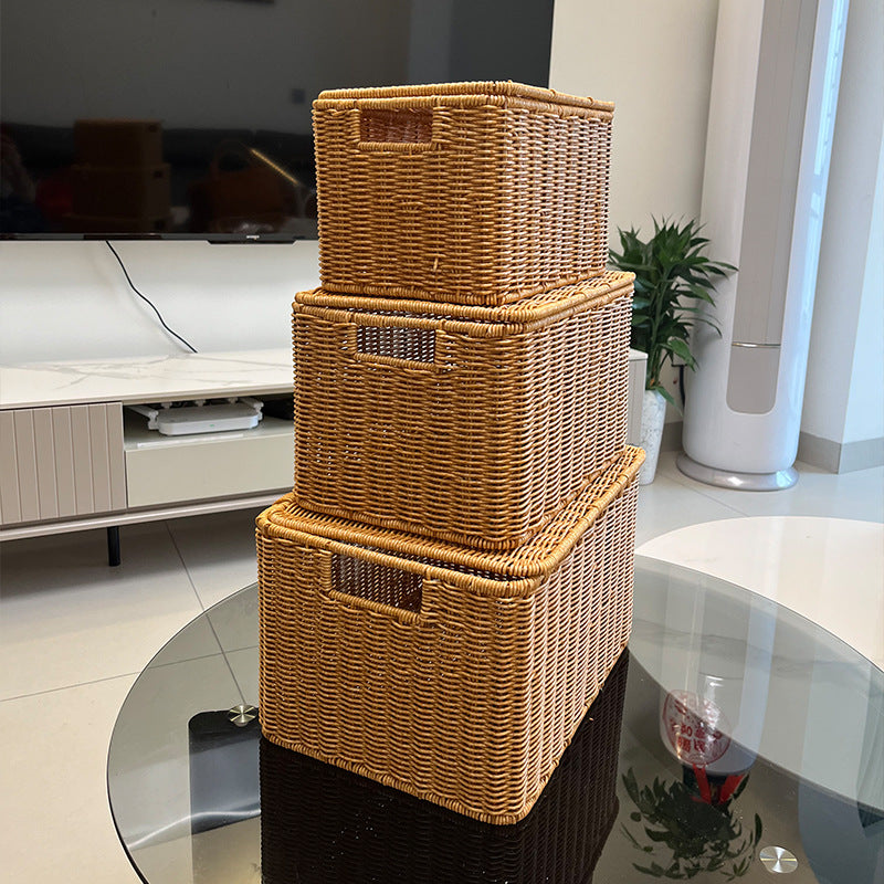 Women’s storage box made of woven material Kalsten