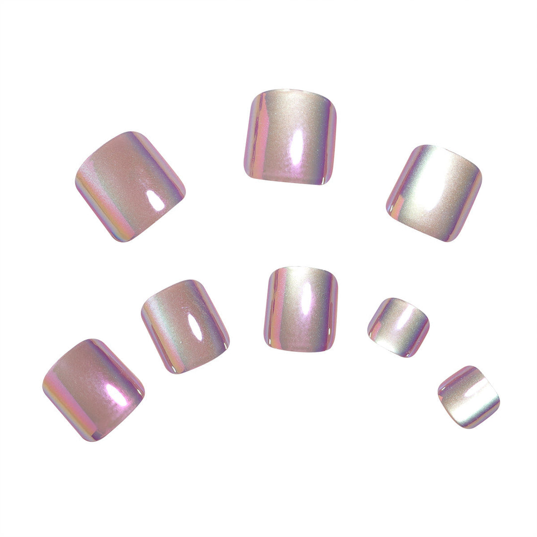 Iridescent Press-On Nail Art Set Kalsten