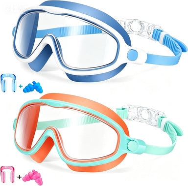 Swim protection goggles with adjustable nose piece and anti-fog technology Kalsten