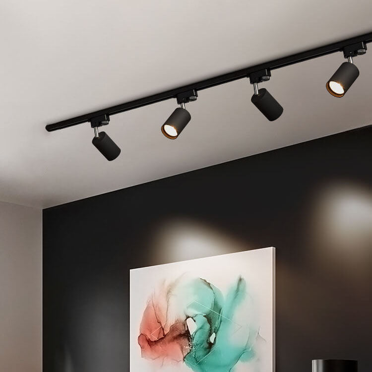 Track Light Iron 39.4 in 3 Head LED Adjustable Ceiling Lighting Modern Indoor Spotlight Fixture | Kalsten