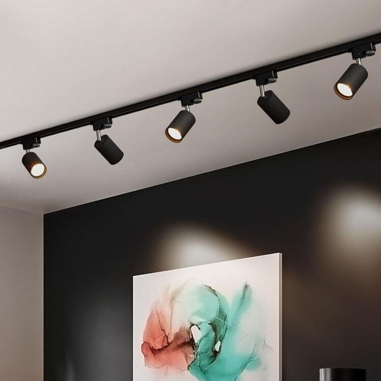 Track Light Iron 39.4 in 3 Head LED Adjustable Ceiling Lighting Modern Indoor Spotlight Fixture | Kalsten