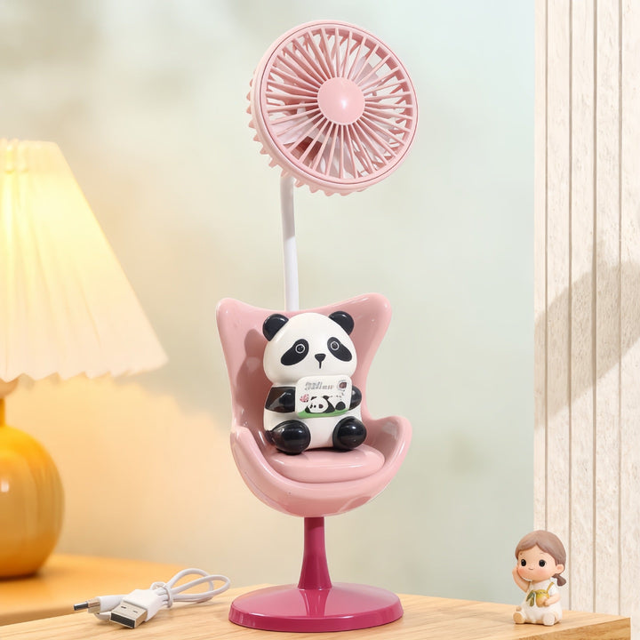 Women's Portable Mini Fan with Fun Bear Design Kalsten