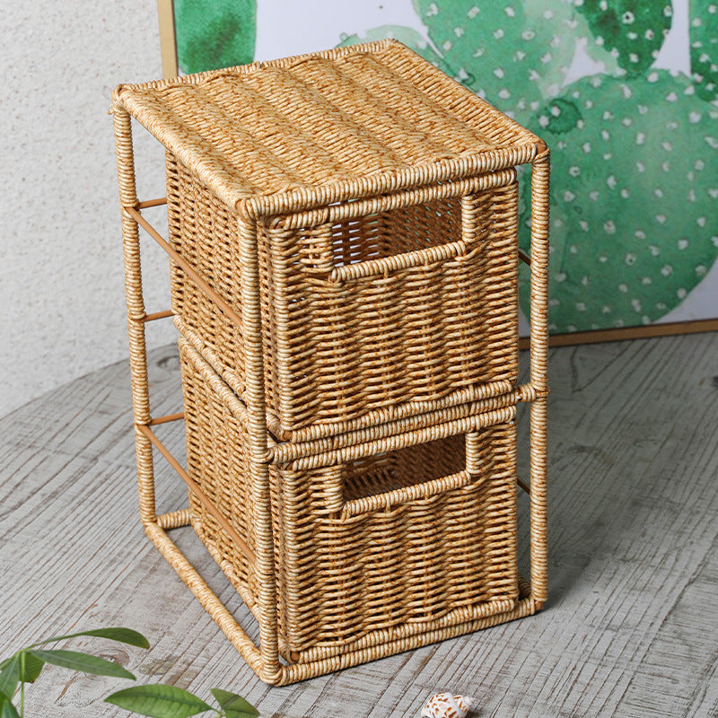 Multi-Tiered Woven Storage Organizer Kalsten
