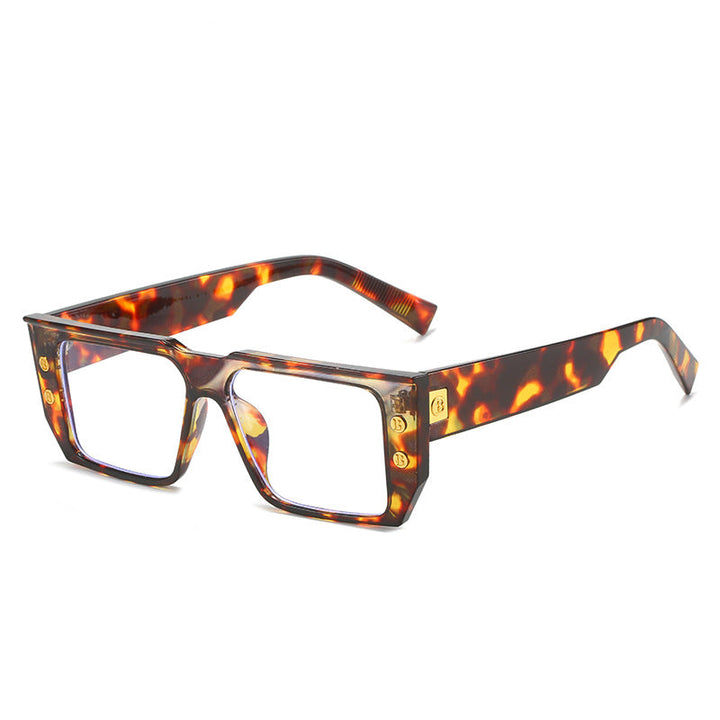 Women's fashionable clear glasses with golden accents Kalsten