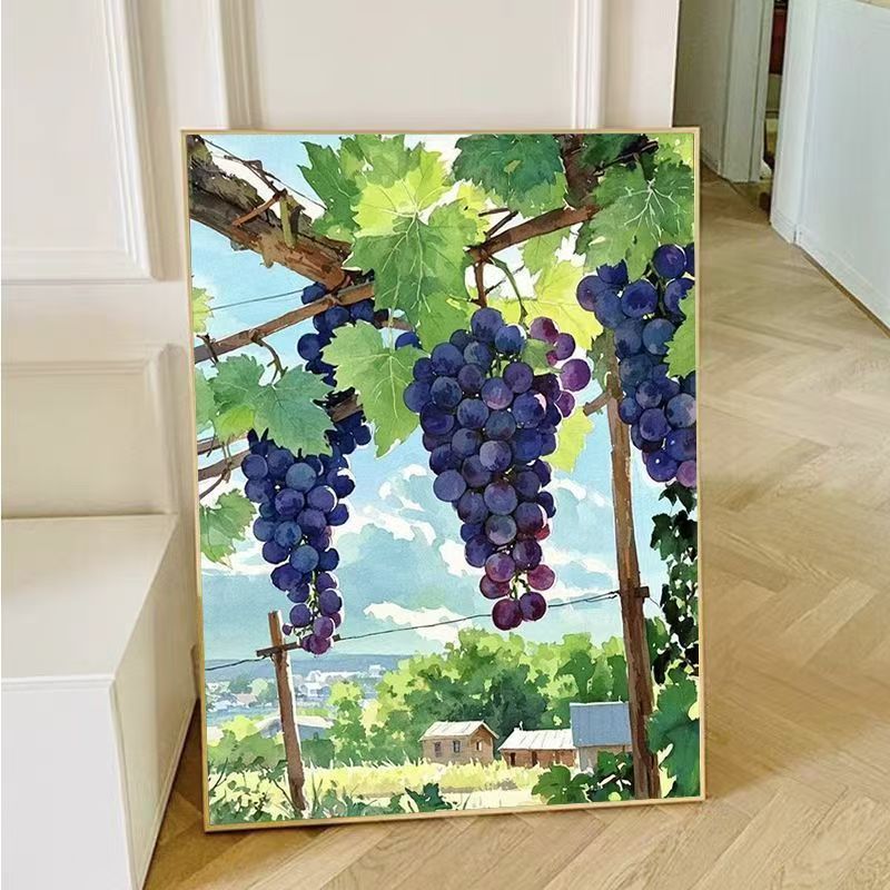 Decorative Fruit Illustration Wall Art Kalsten