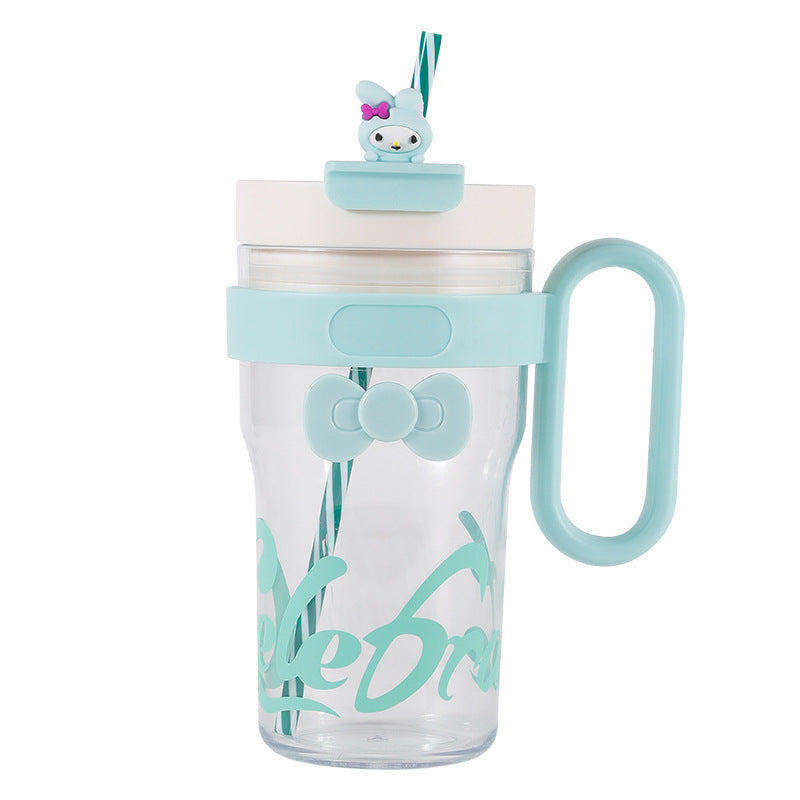 Ladies drinking cup with antibacterial lid and integrated carrying handle Kalsten