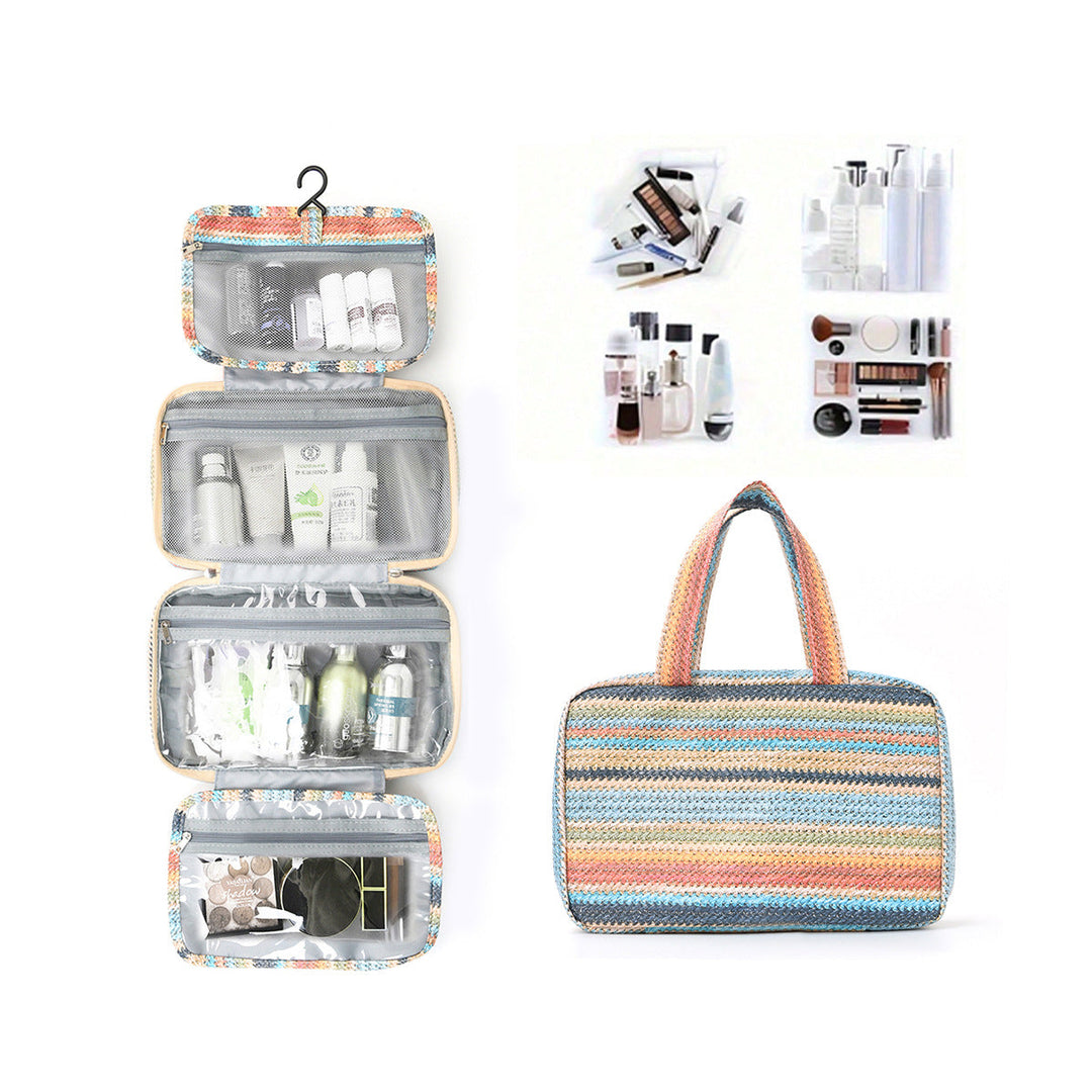 Multifunctional Cosmetic Organizer Bag with Hanging Design Kalsten