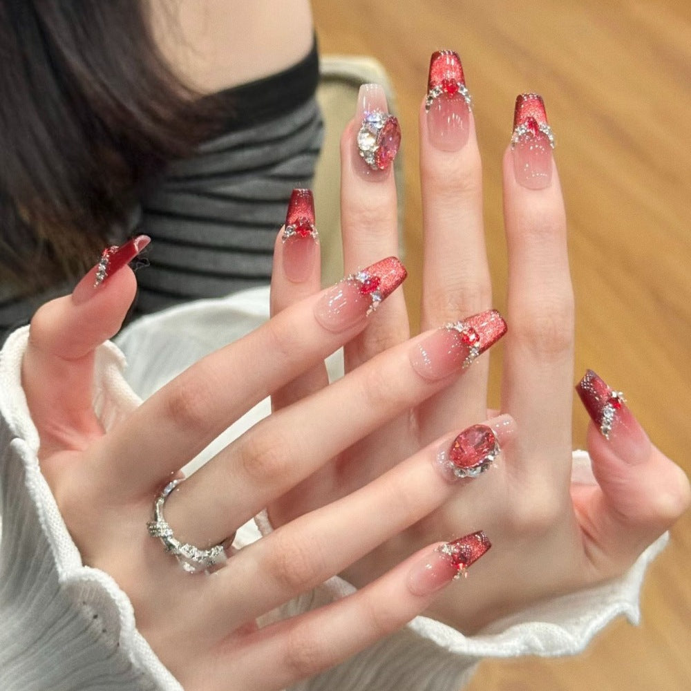 Artificial nails with elegant ombre finish Kalsten