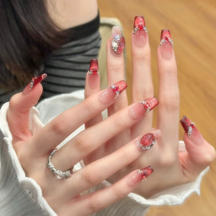 Artificial nails with elegant ombre finish Kalsten