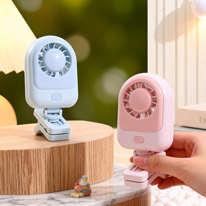 Ladies Multifunctional Clip Fan with Adjustable Tilt Angle Kalsten