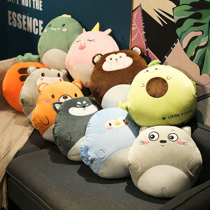 Plush carrot cushion and blanket set Kalsten