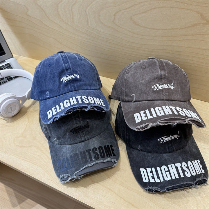Men's Distressed Casual Cotton Cap Kalsten