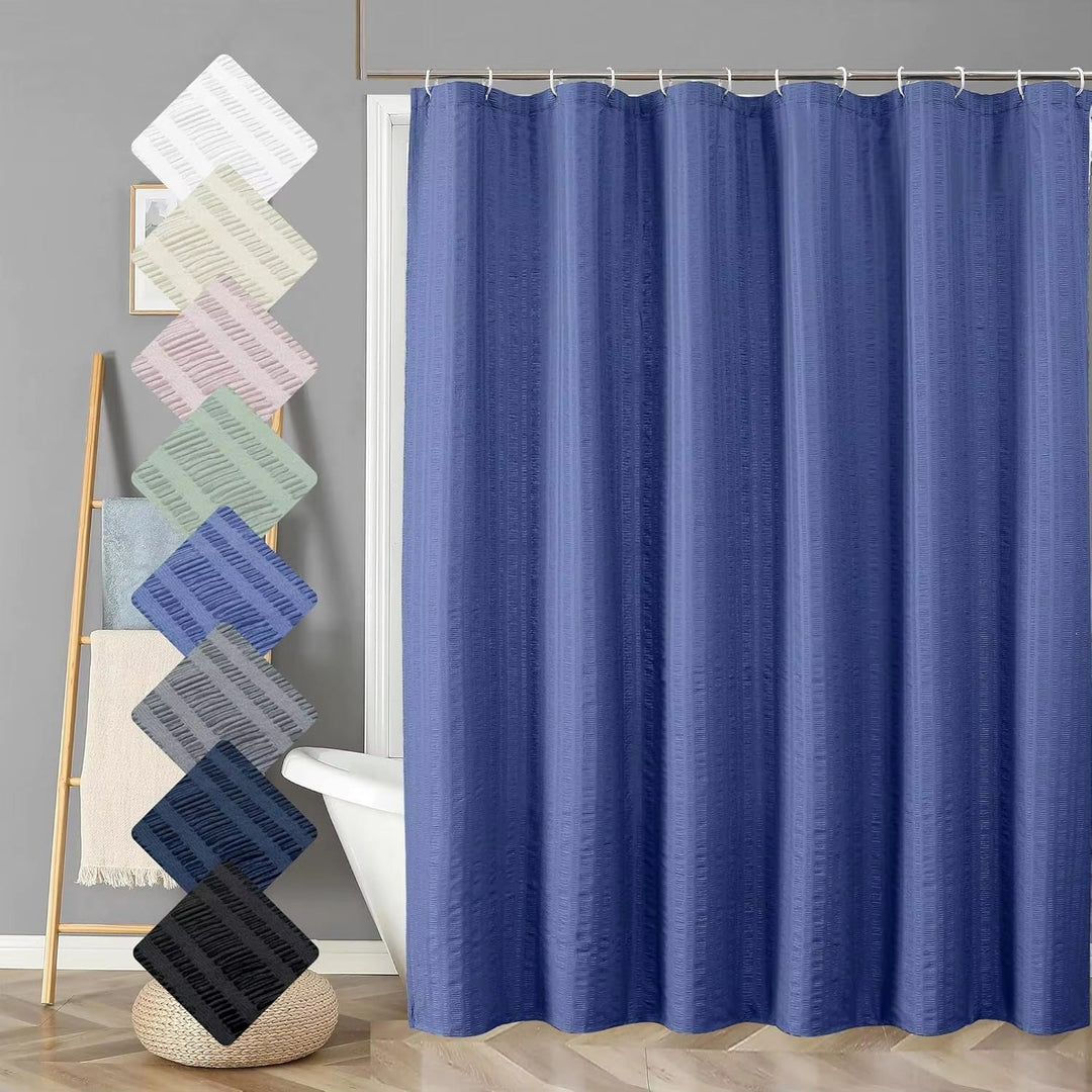 Premium Textured Shower Curtain Kalsten