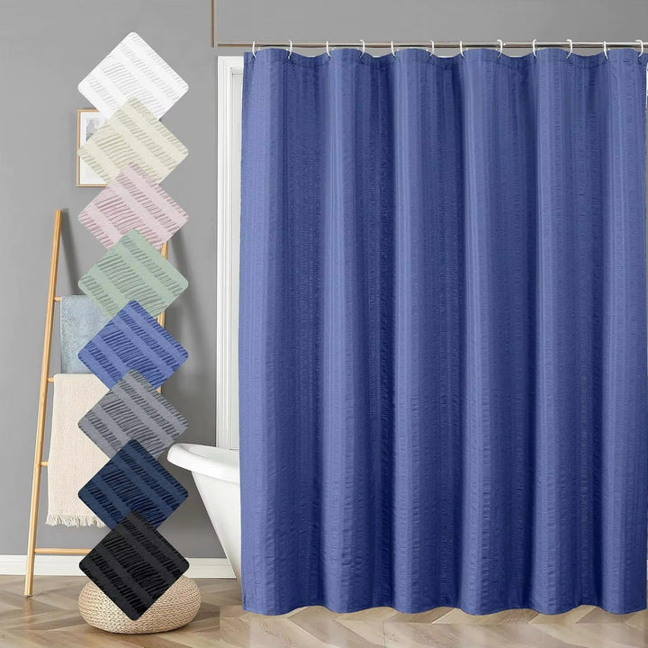 Premium Textured Shower Curtain Kalsten