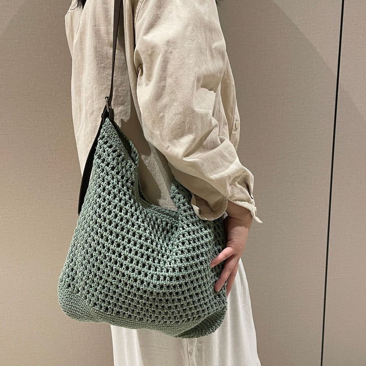 Hand-knotted strap bag Kalsten