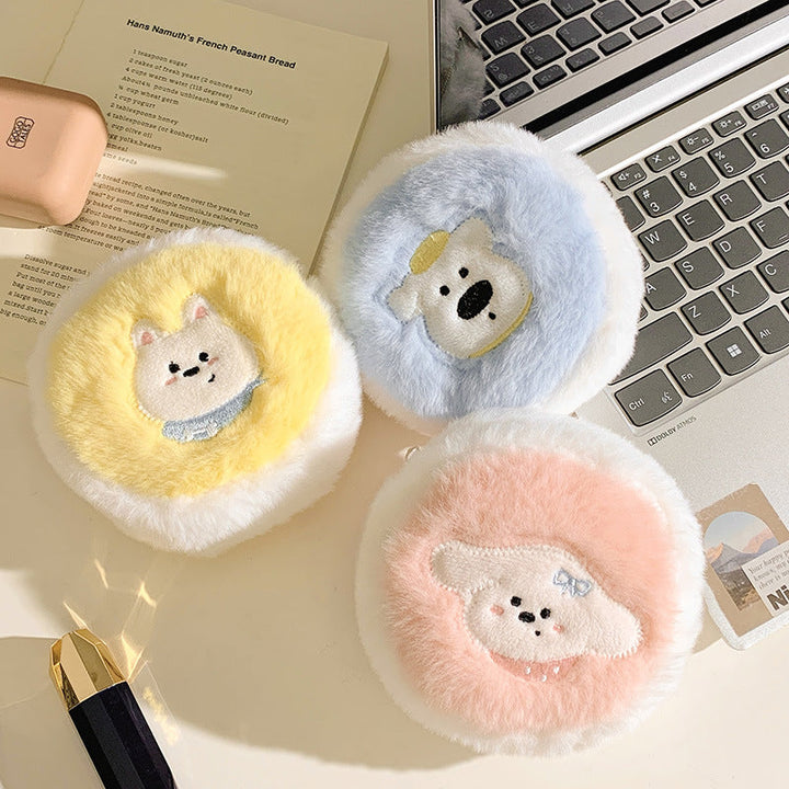 Fluffy animal motif cushion Kalsten