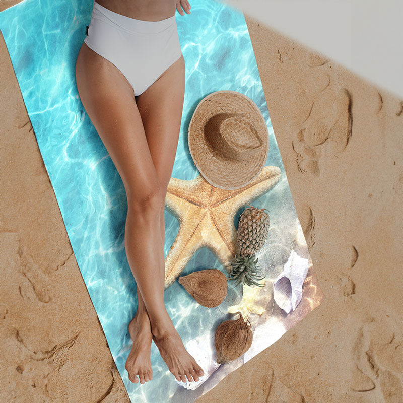 Beach towel with creative turtle design Kalsten