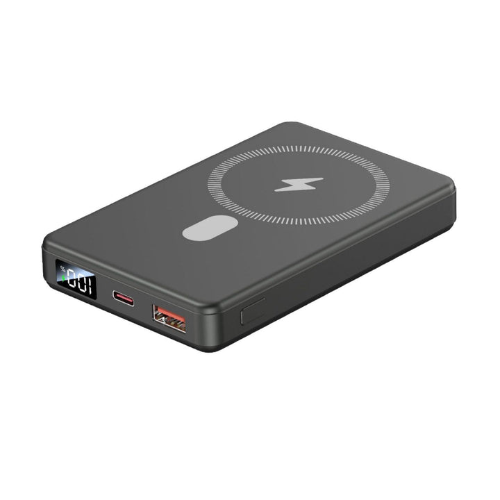 Portable power bank with state-of-the-art induction charging and digital display Kalsten