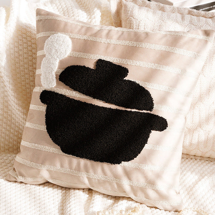 Ladies Structured Pillowcase with Elegant Striped Design Kalsten
