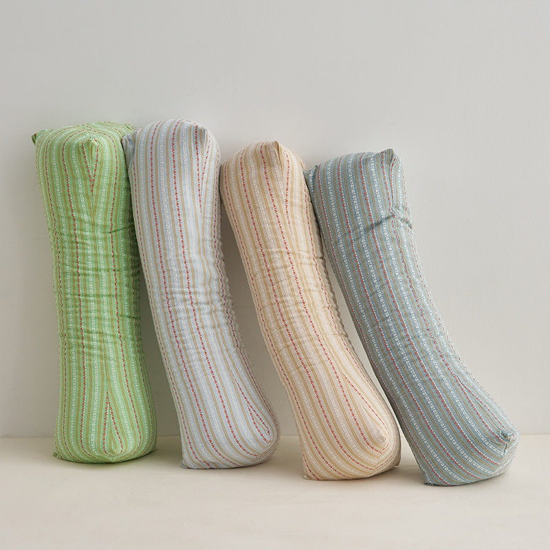 Ergonomic neck roll with stylish striped pattern Kalsten