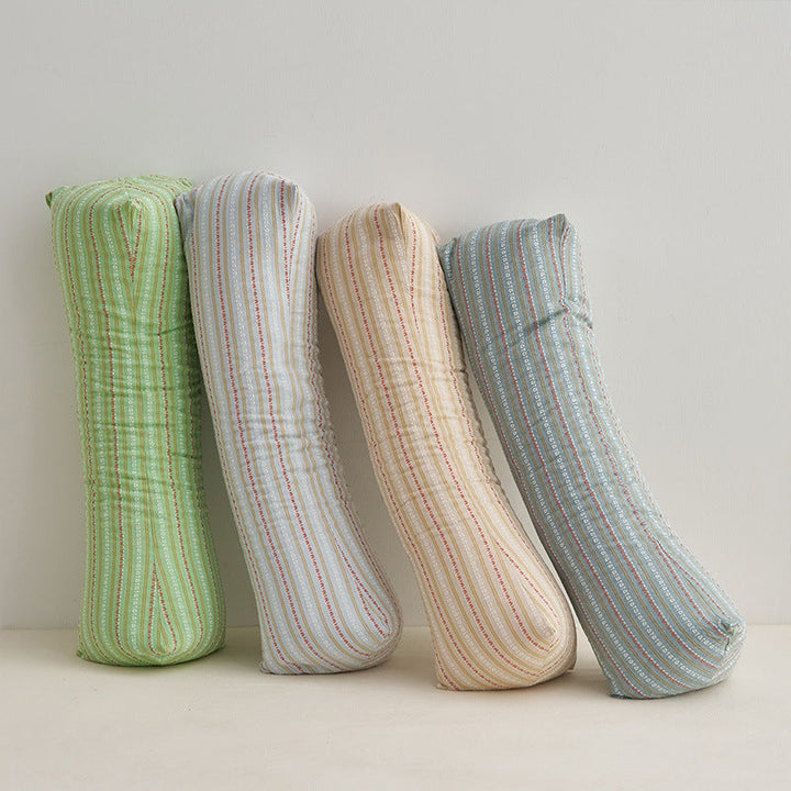 Ergonomic neck roll with stylish striped pattern Kalsten