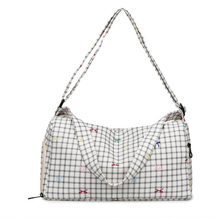 Lightweight Heart-Patterned Carryall