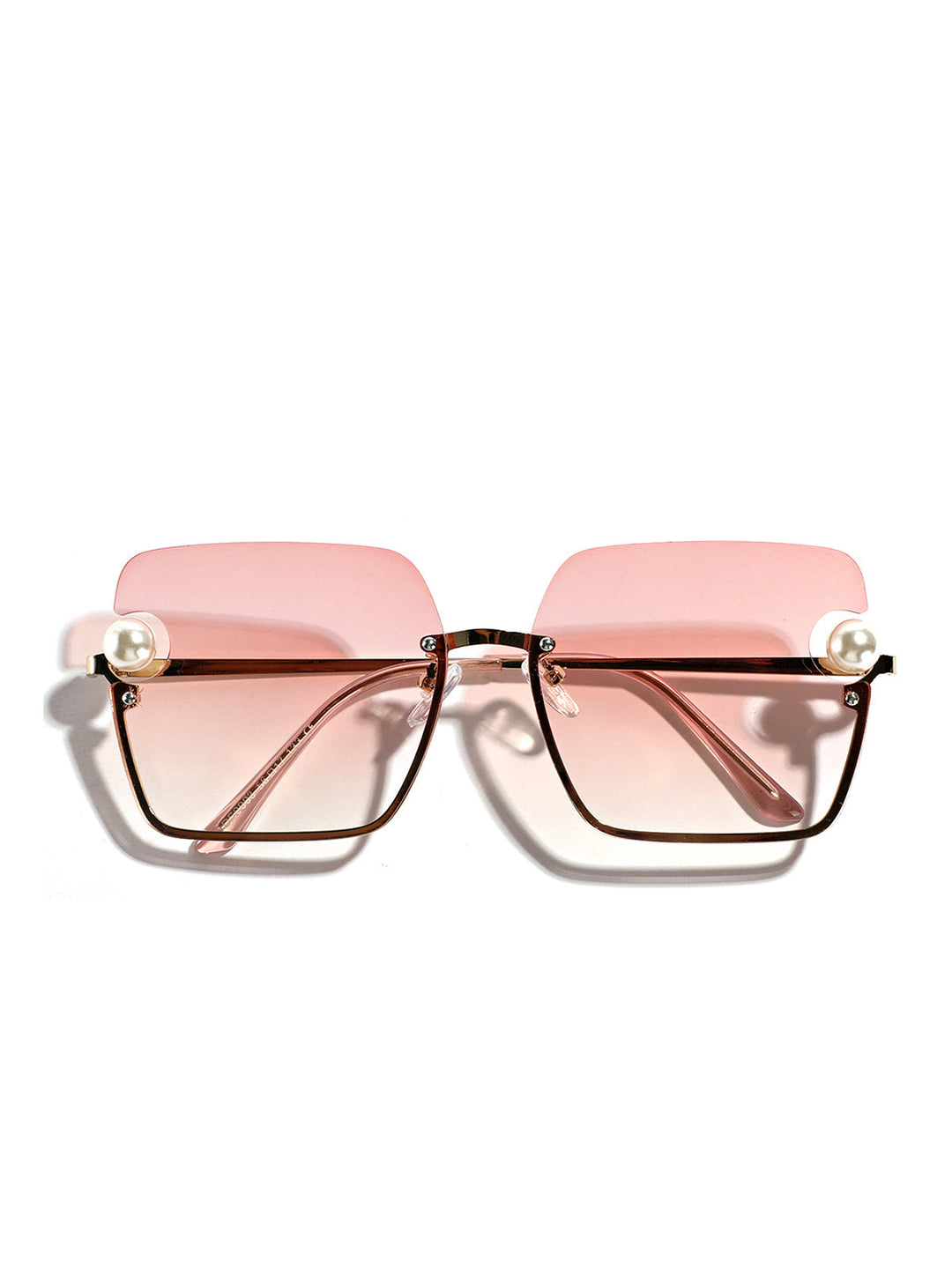 Women's square sunglasses with elegant transparent frame Kalsten