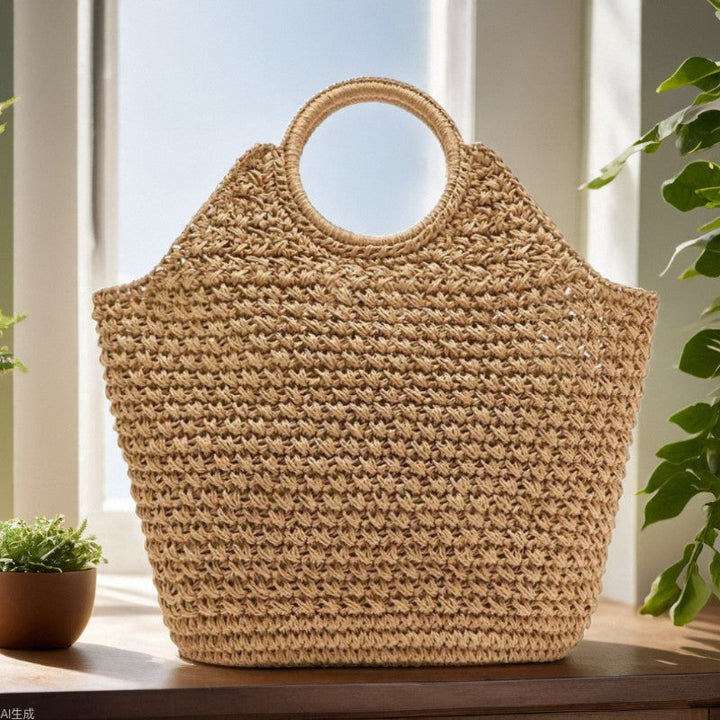 Fashionable and Practical Wicker Bag Kalsten