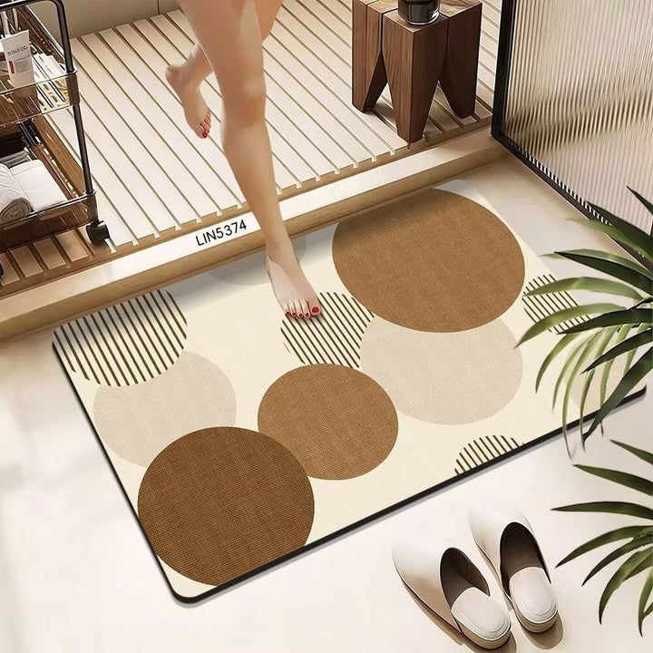 Abstract Geometric Bath Mat Kalsten