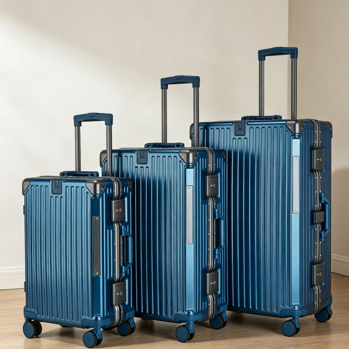 Unisex Aluminum Hard Shell Travel Luggage Set Kalsten