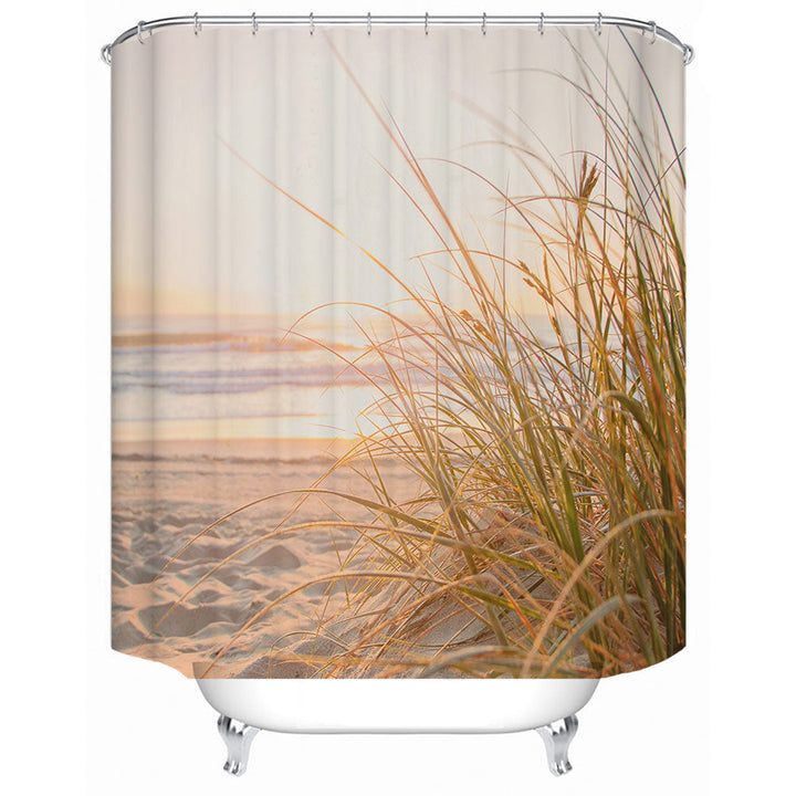Floral Hydrangea Pattern Shower Curtain Kalsten