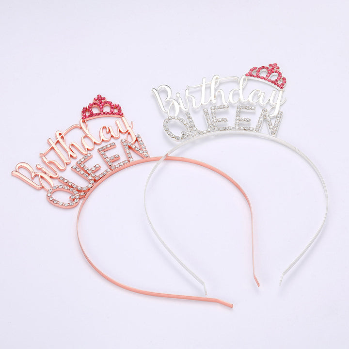 Ladies Glitter Headband with "Birthday Queen" lettering Kalsten
