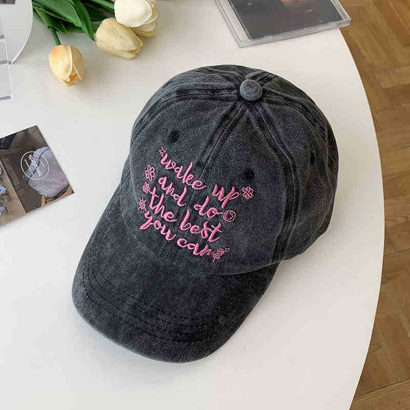 Women's Motivational Embroidered Cap Kalsten