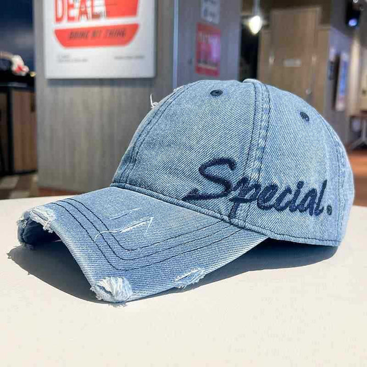 Unisex Distressed Cotton Dad Cap Kalsten