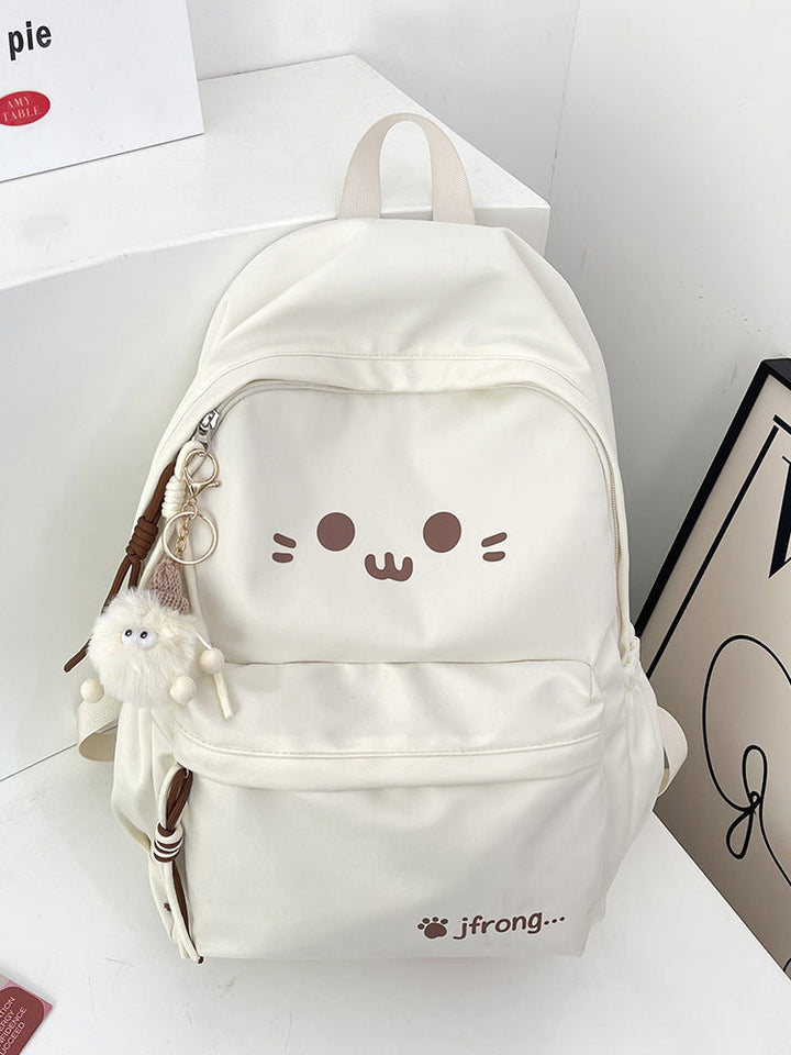 Cute Cat-Themed School Backpack