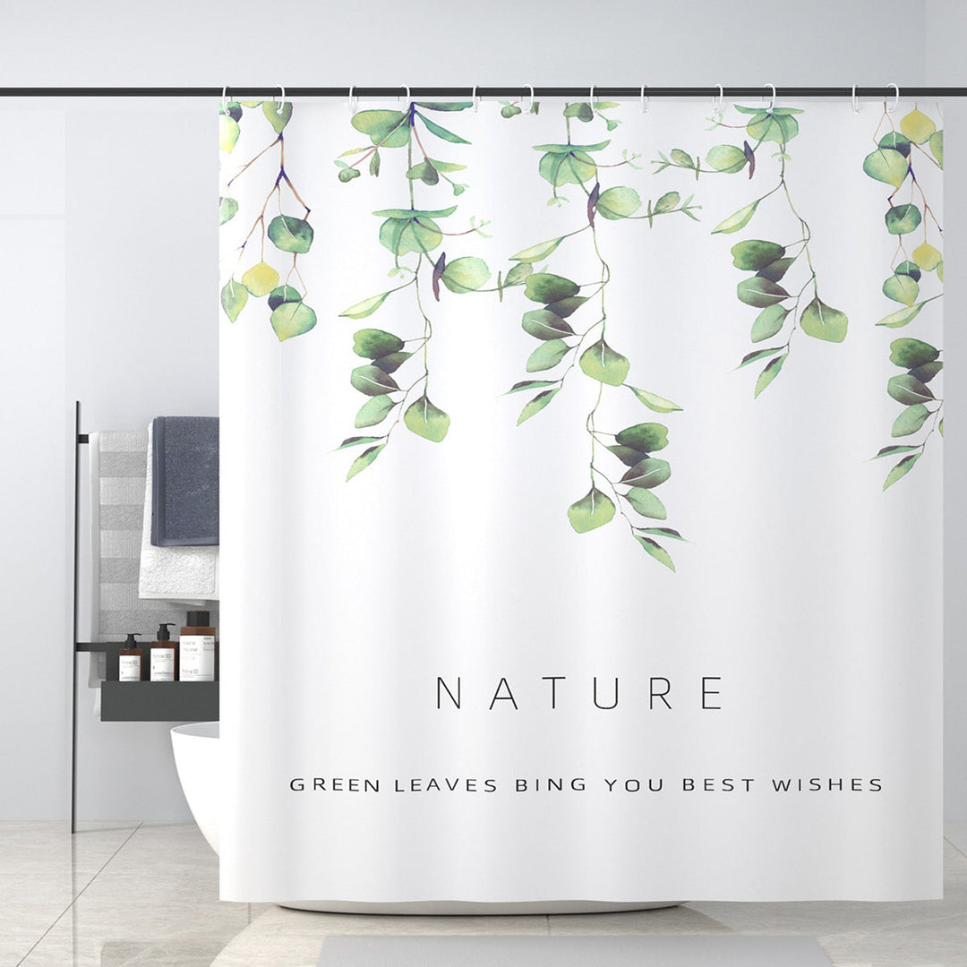 Tropical Cactus-Themed Shower Curtain Kalsten