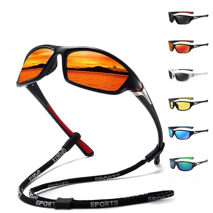 Unisex nan sporty wraparound sunglasses with polarized, shatterproof polycarbonate lenses and non-slip nose pads Kalsten
