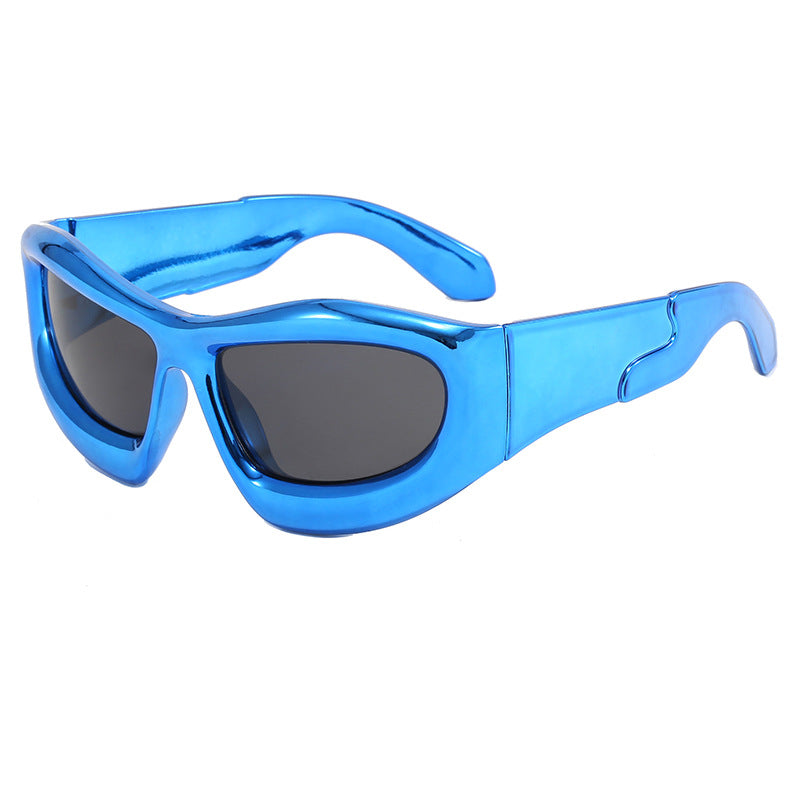 Women's Sporty Sunglasses with Robust, Geometric Frame Design Kalsten