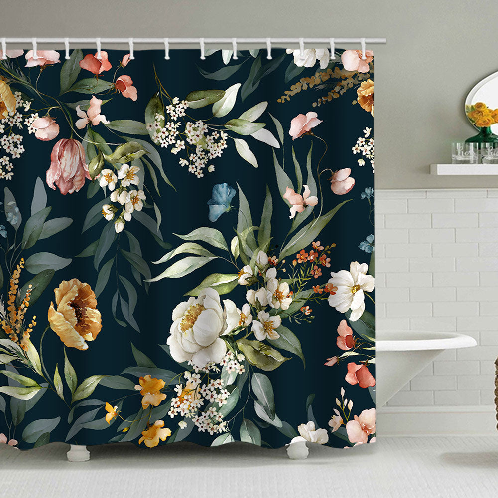Floral Print Shower Curtain Kalsten