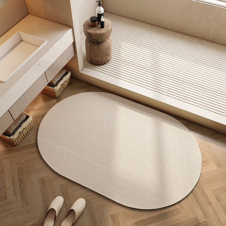 Geometric Patterned Bath Mat Kalsten
