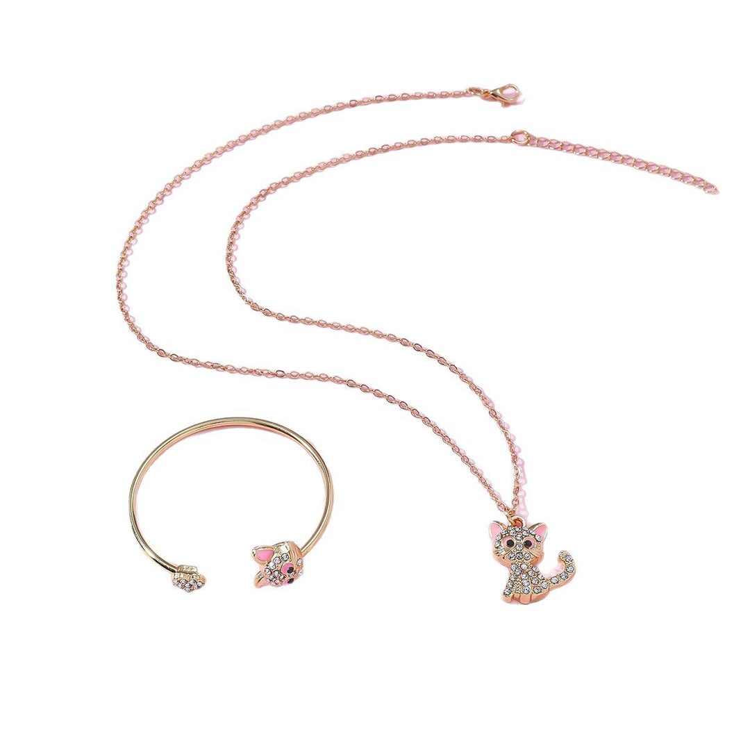 Playful Cat Jewelry Set Kalsten