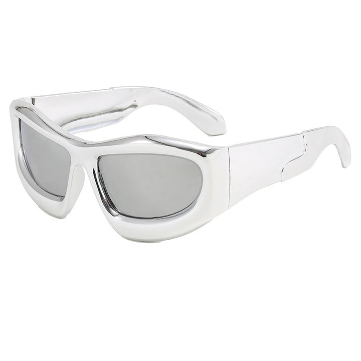 Women's Sporty Sunglasses with Robust, Geometric Frame Design Kalsten
