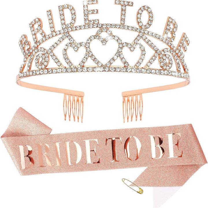 Women's Glittering Tiara with Heart Motifs Kalsten